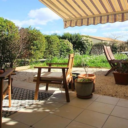 Cosy Appartement Entre Vignes Et Garrigue Avec Piscine Peret Bagian luar foto